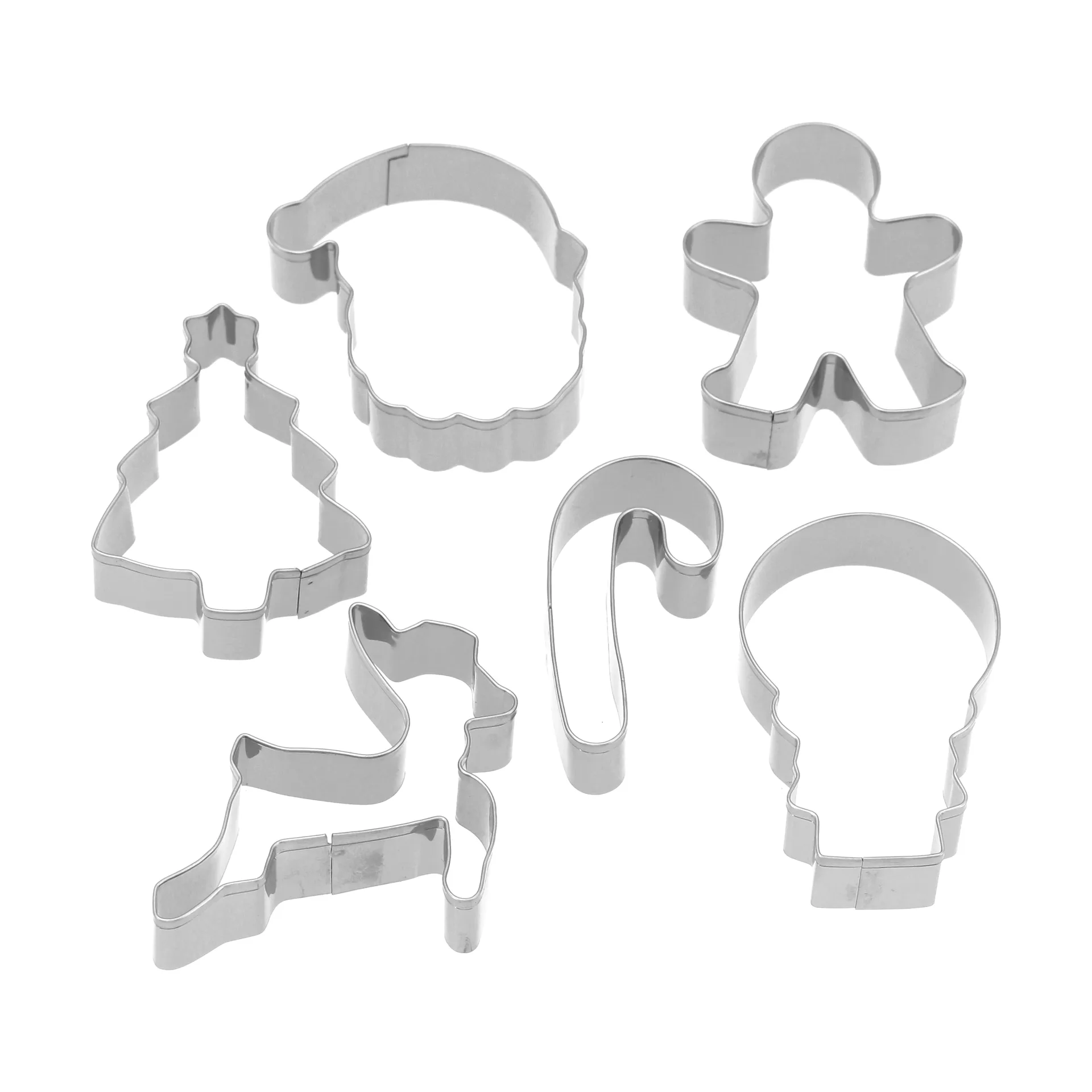 Tagliabiscotti di Natale Nordwik, set da 6 pezzi, Acciaio inossidabile Nordwik