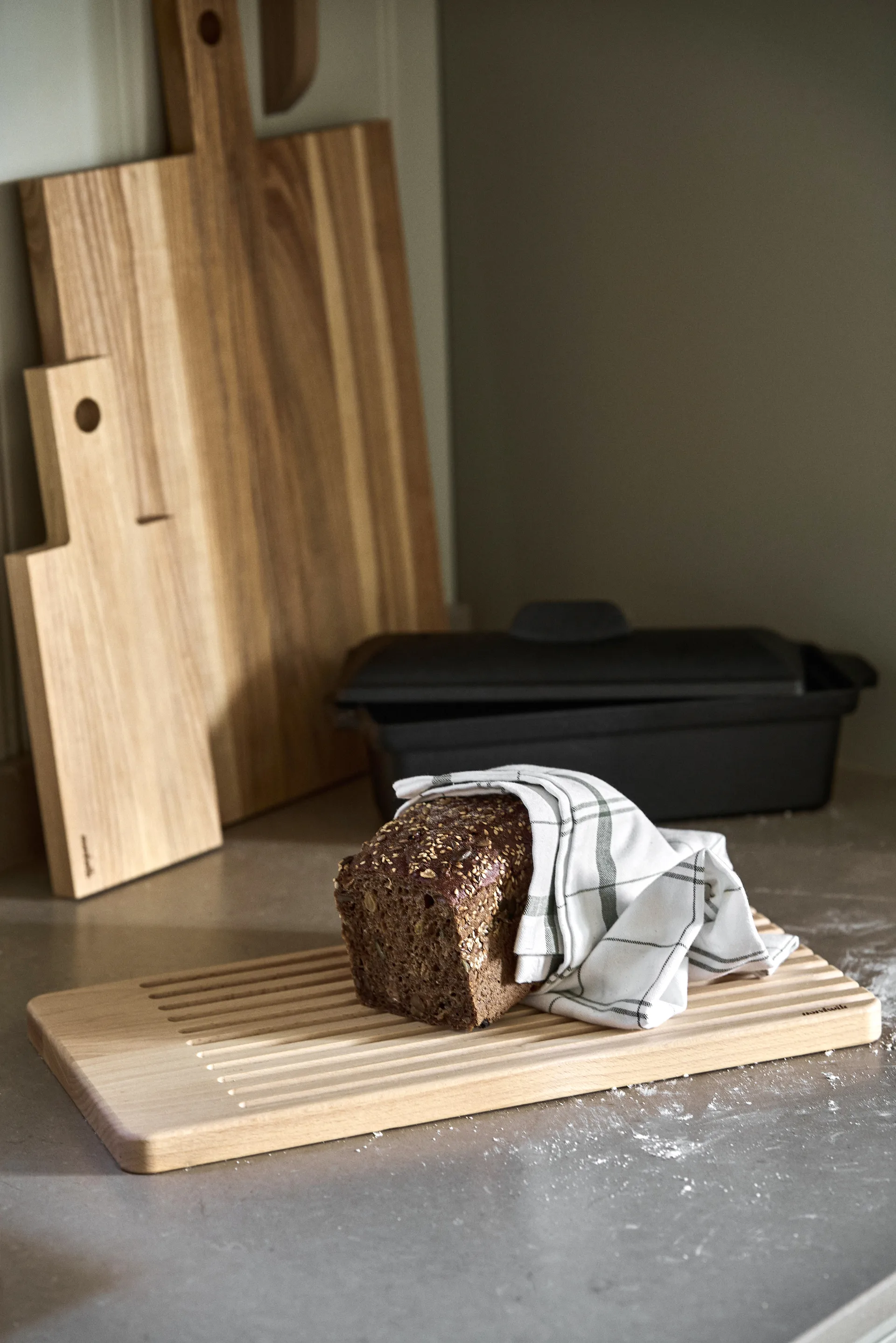 Teglia per pane con coperchio Nordwik 34 cm, Ghisa Nordwik