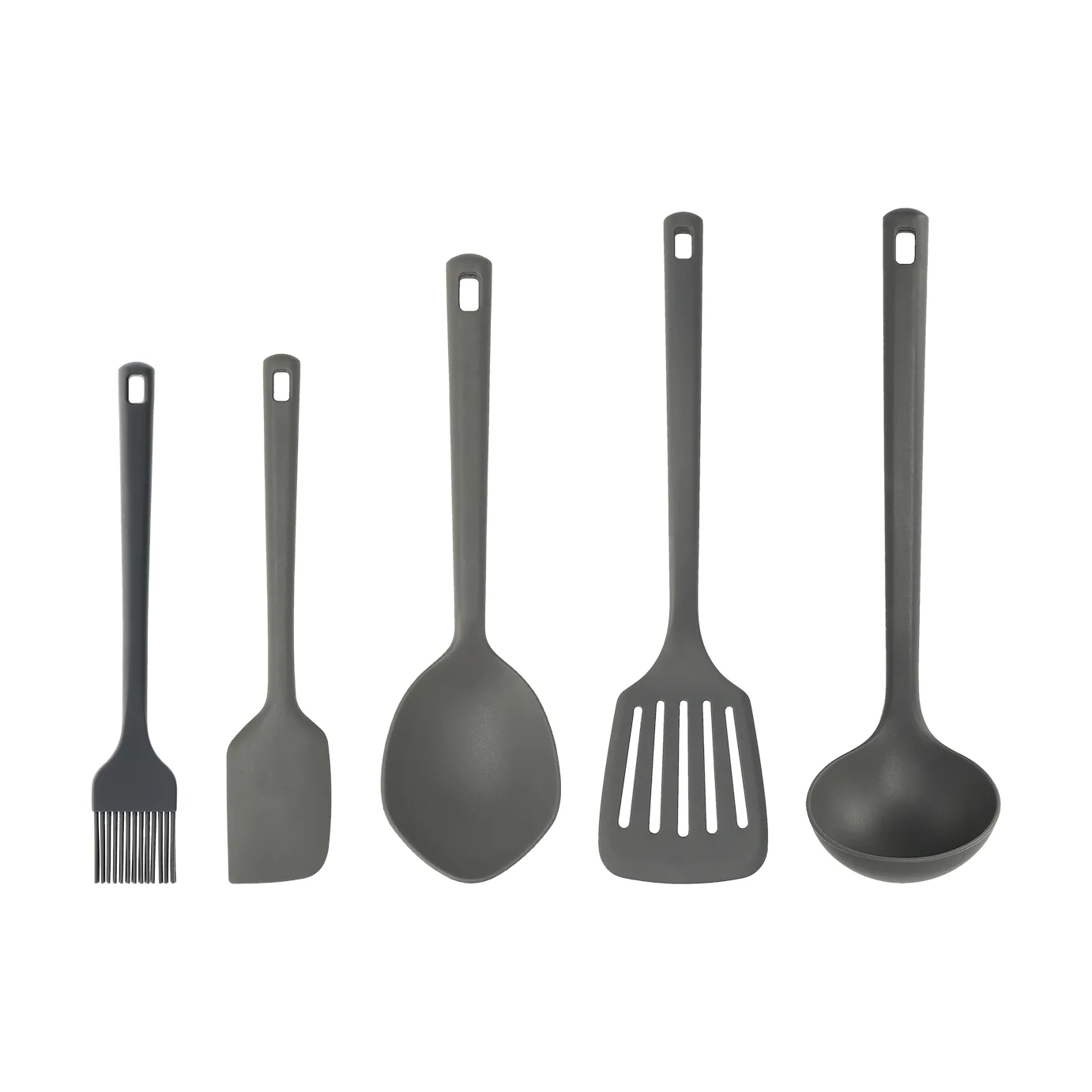Utensili da cucina Nordwik in silicone 5 pezzi - Grigio,  Nordwik