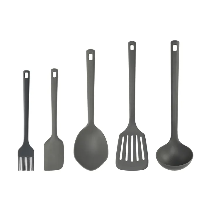 Utensili da cucina Nordwik in silicone 5 pezzi - Grigio - Nordwik