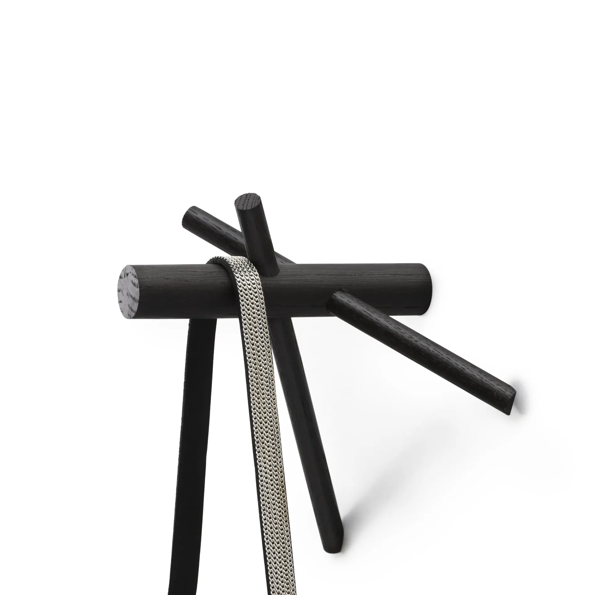 Appendiabiti Normann Sticks, nero confezione da 2 Normann Copenhagen