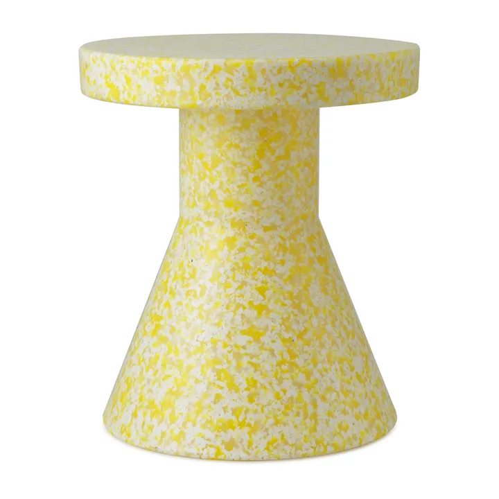 Bit Cone sgabello rotondo - Giallo, Ø36x42 cm - Normann Copenhagen