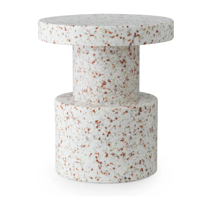 Bit sgabello rotondo - Bianco, Ø36x42 cm - Normann Copenhagen