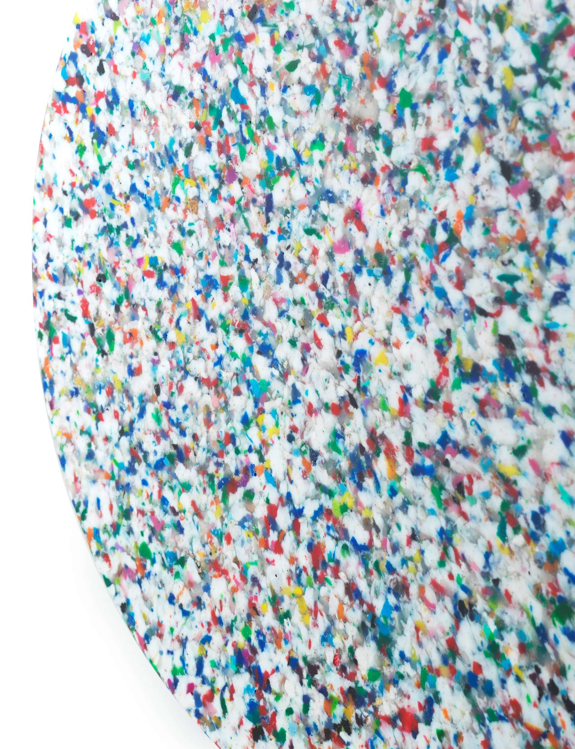 Bit sgabello rotondo, Bianco-multi, Ø36x42 cm Normann Copenhagen