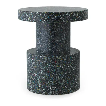 Bit sgabello rotondo - Nero-multi, Ø36x42 cm - Normann Copenhagen