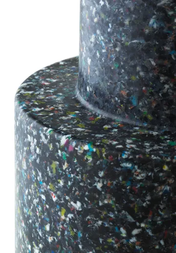 Bit sgabello rotondo - Nero-multi, Ø36x42 cm - Normann Copenhagen