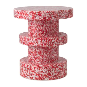 Bit Stack sgabello rotondo - Rosso, Ø36x42 cm - Normann Copenhagen