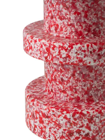 Bit Stack sgabello rotondo - Rosso, Ø36x42 cm - Normann Copenhagen