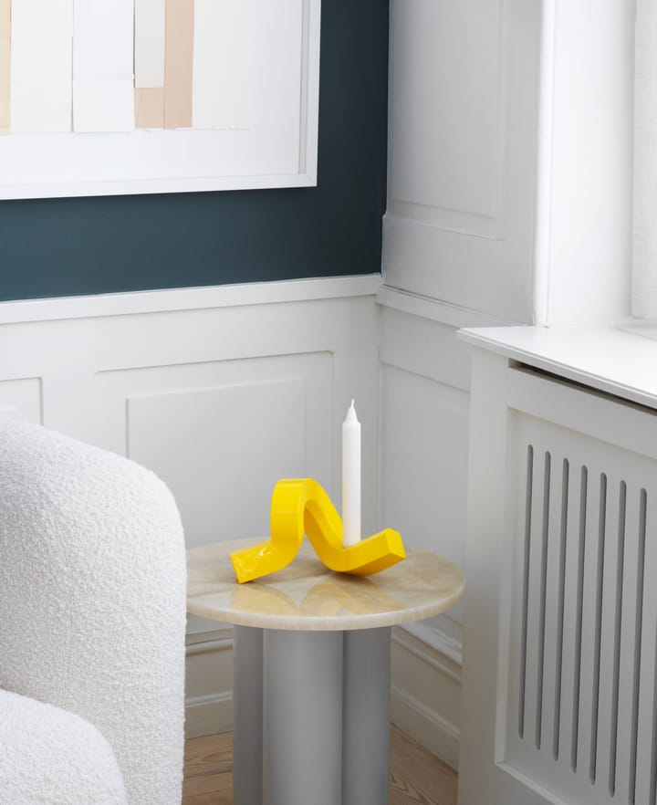 Candelabro Crooked 1, Giallo Normann Copenhagen