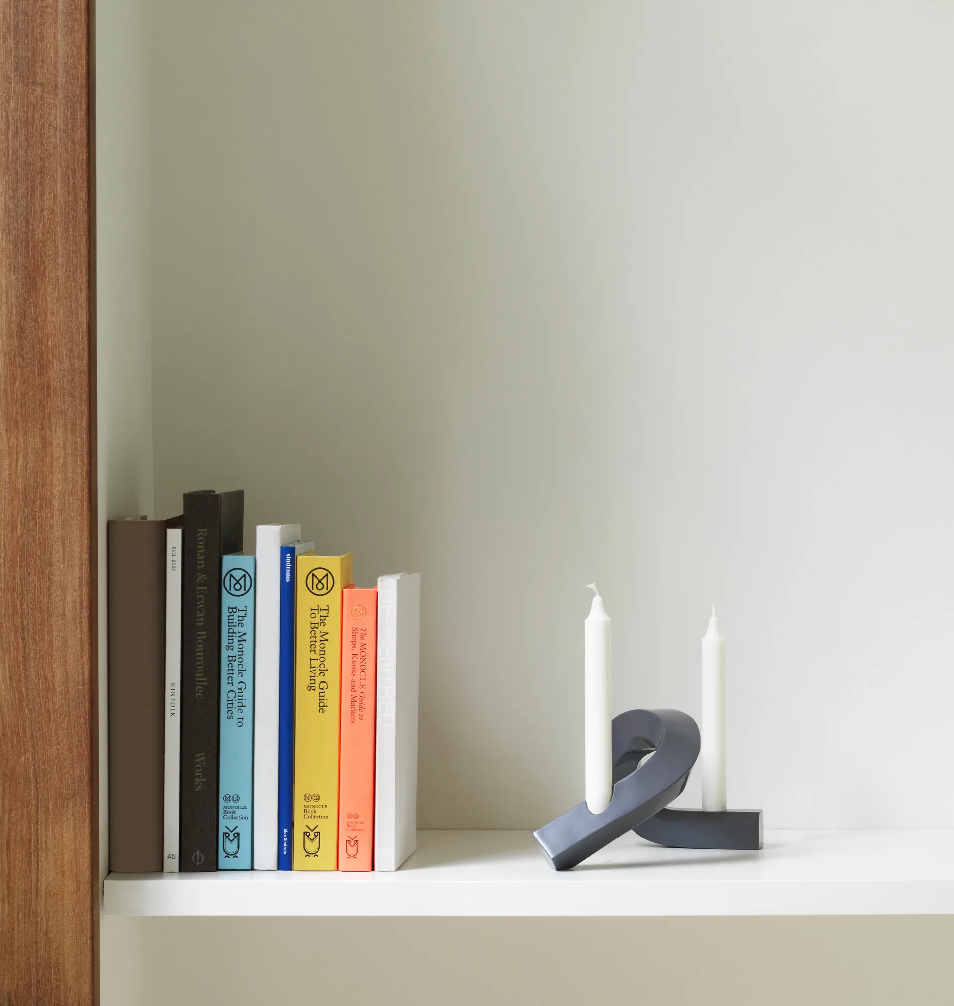 Candelabro Crooked 2, Grigio Normann Copenhagen