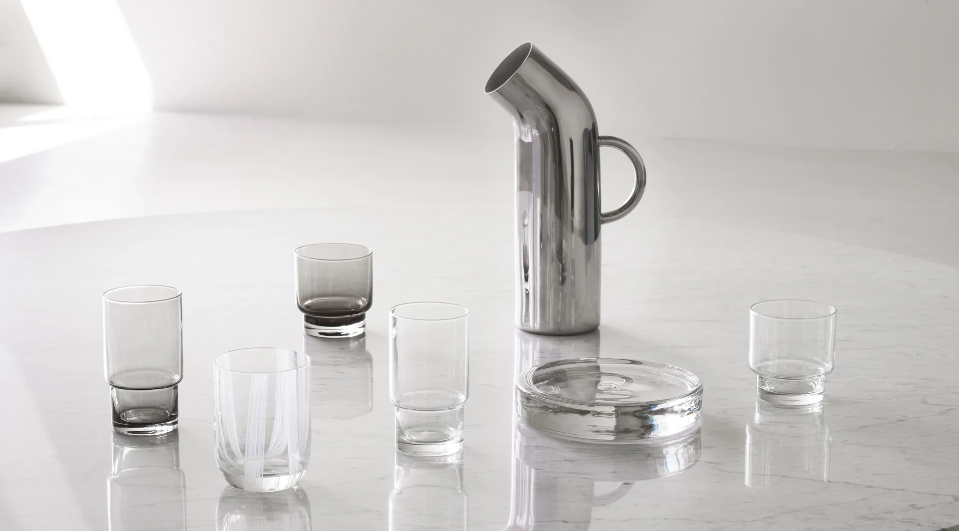 Caraffa Pipe da 1,2 litri, Acciaio inossidabile Normann Copenhagen