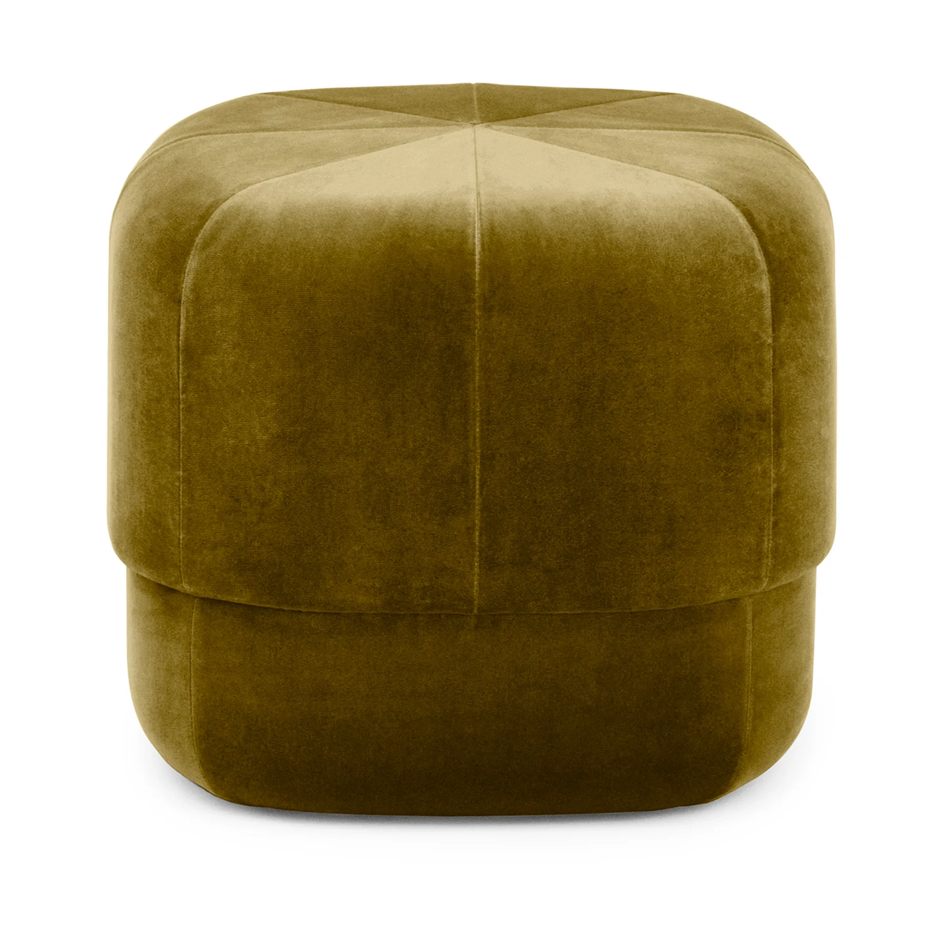 Circus pouf, Velour moss green, small Normann Copenhagen
