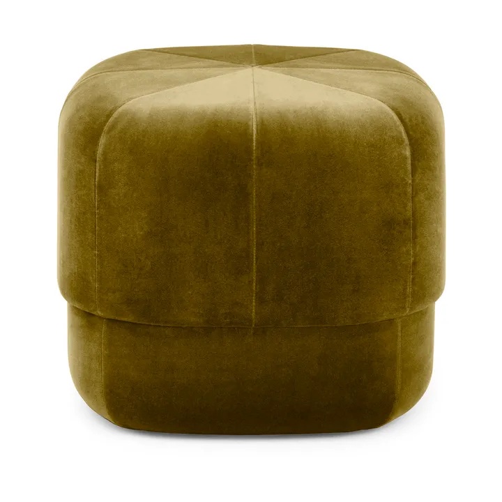 Circus pouf - Velour moss green, small - Normann Copenhagen