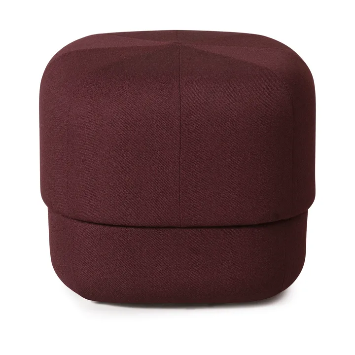 Circus pouf - Vidar 693 burgundy, small - Normann Copenhagen