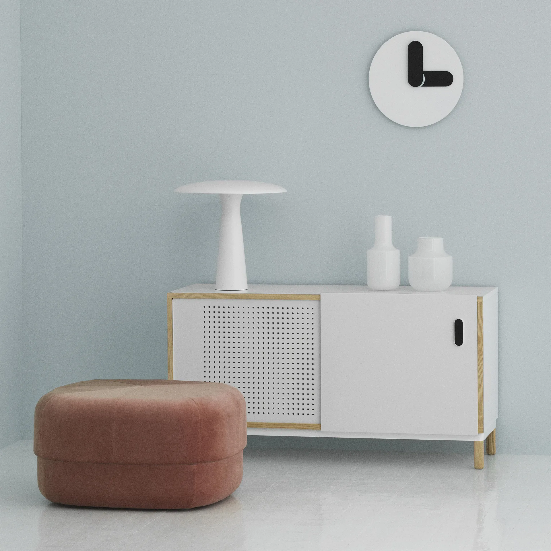 Credenza Kabino Sideboard Small, Bianco Normann Copenhagen