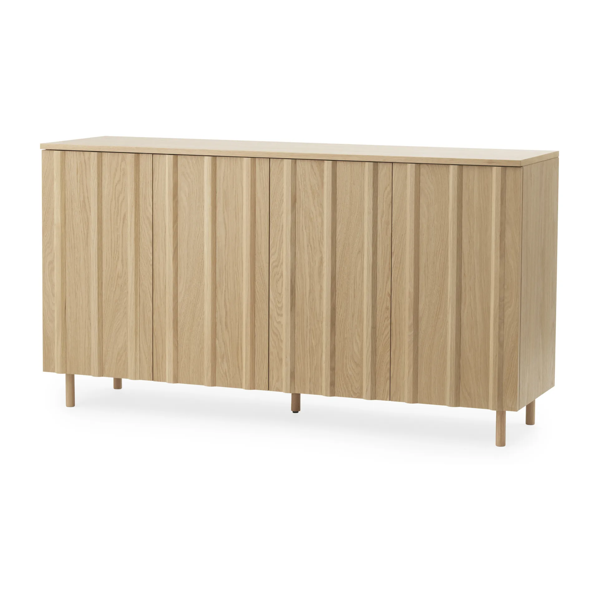 Credenza Rib 45x159 cm, Oak Normann Copenhagen