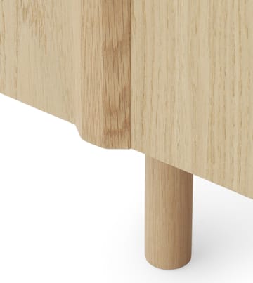 Credenza Rib 45x159 cm - Oak - Normann Copenhagen