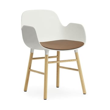 Cuscino da seduta Form ultra leather - Brandy 41574 - Normann Copenhagen