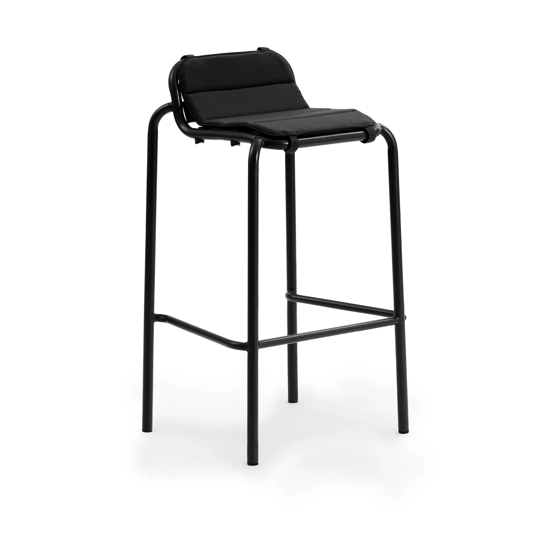 Cuscino Vig per sgabello da bar, Nero Normann Copenhagen