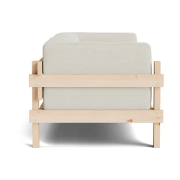 Divano Kube - Pino laccato-tessuto Remix 223 Beige, 220 cm - Normann Copenhagen