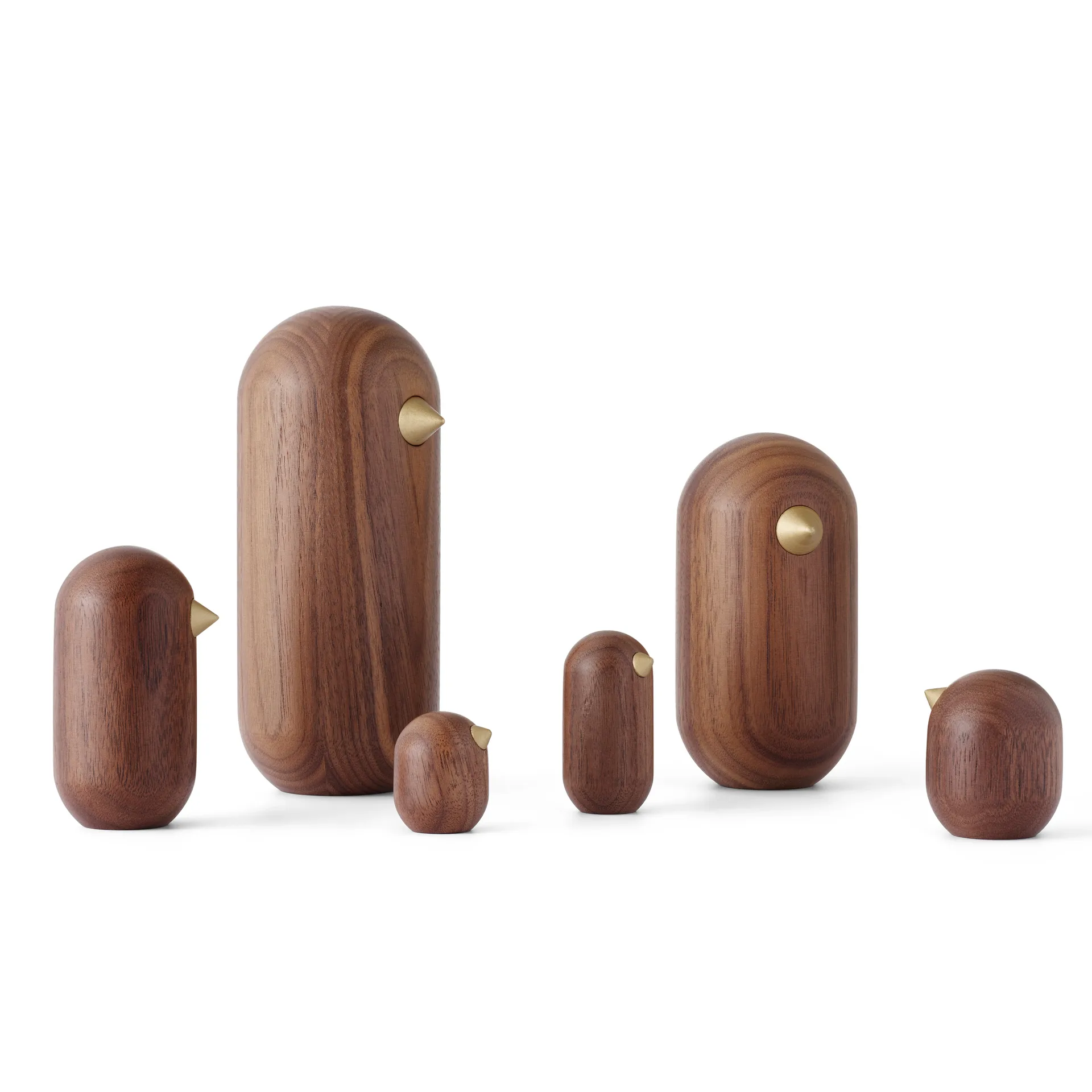 Figurina Little Bird walnut, 3 cm Normann Copenhagen