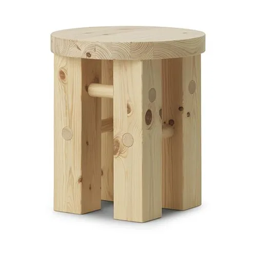 Fyr sgabello rotondo 45 cm - Pine, Ø40x45 cm - Normann Copenhagen