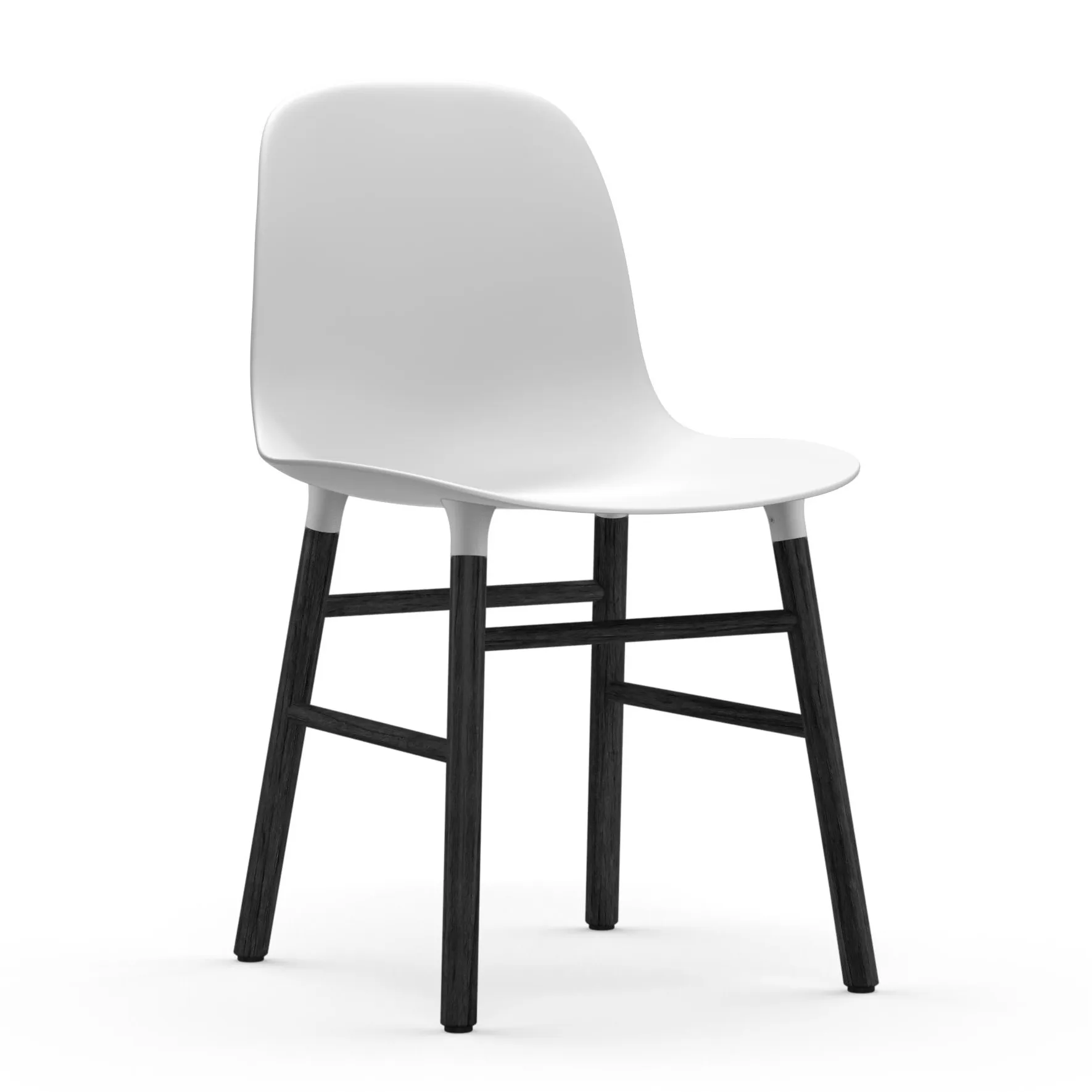 Gamba sedia Form - nera, Bianco Normann Copenhagen