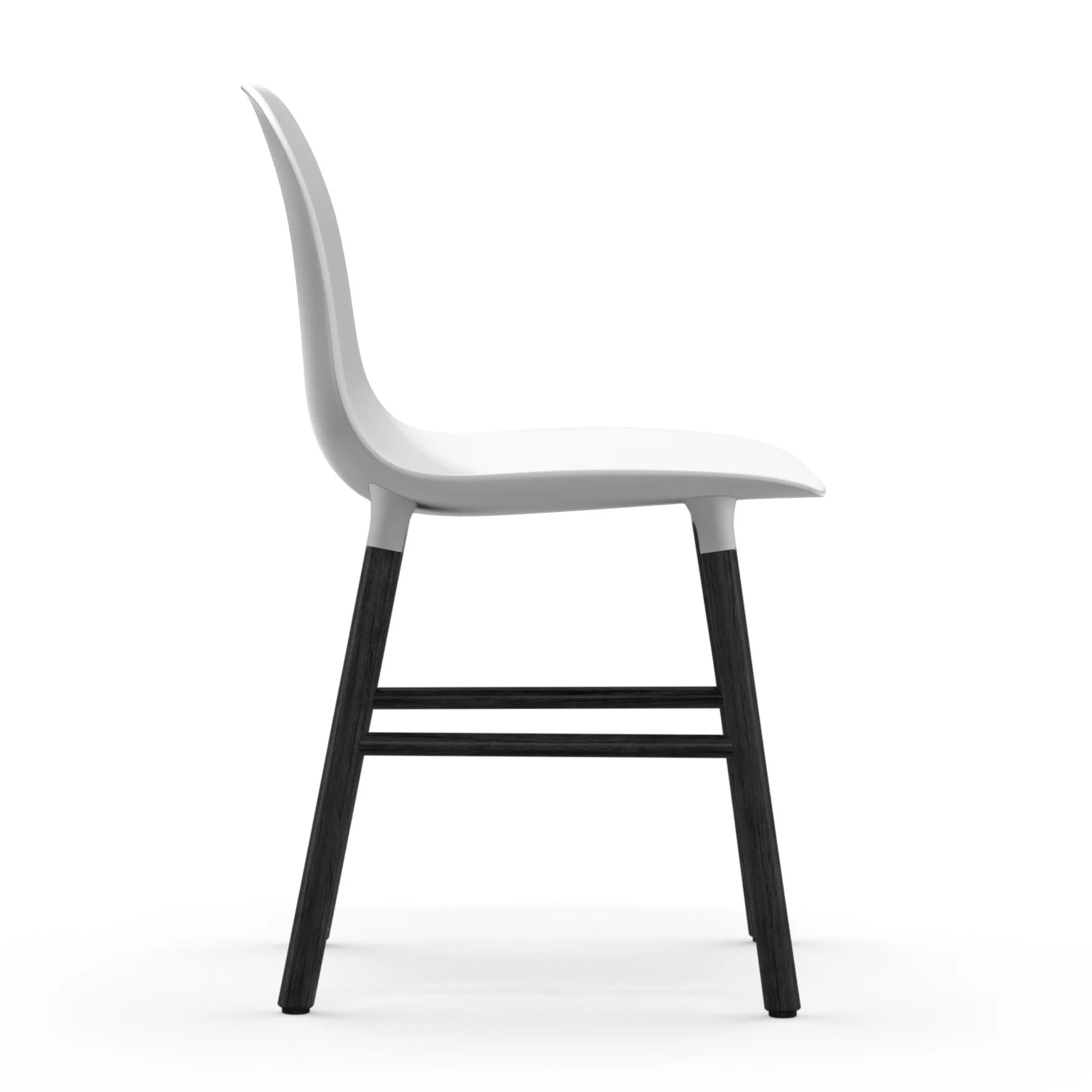 Gamba sedia Form - nera, Bianco Normann Copenhagen