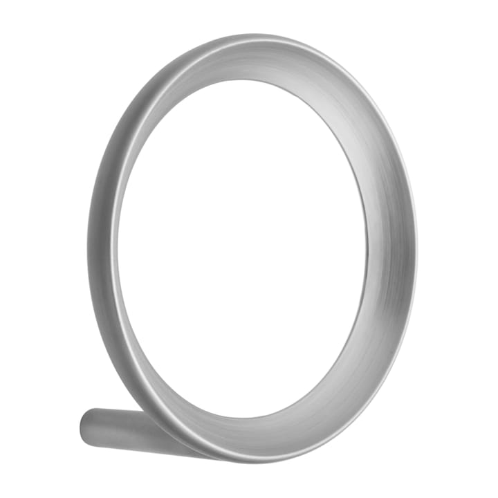 Gancio Loop large Ø9.4 cm - Brushed Zinc - Normann Copenhagen