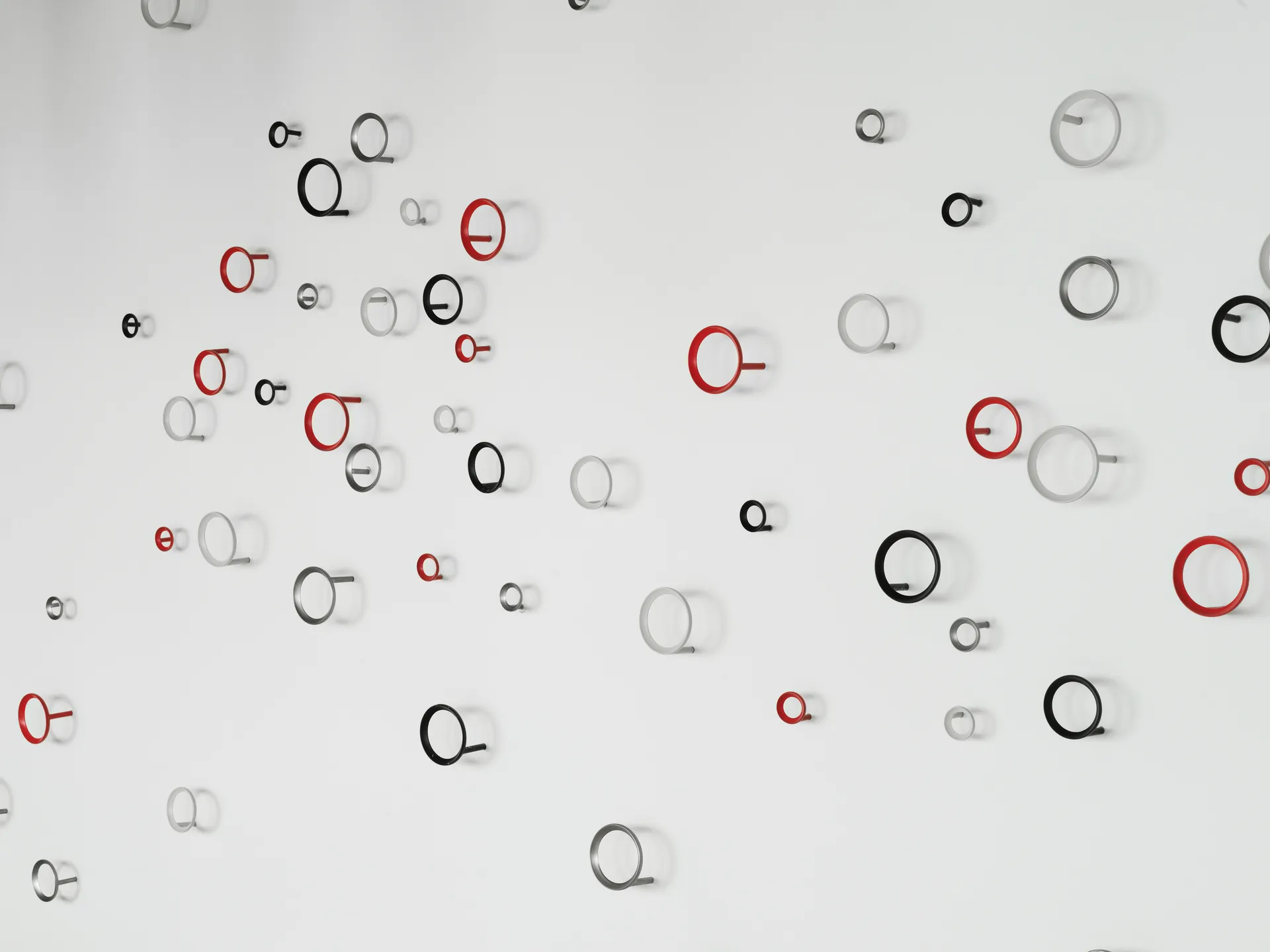 Gancio Loop medio Ø7,8 cm, Black Normann Copenhagen