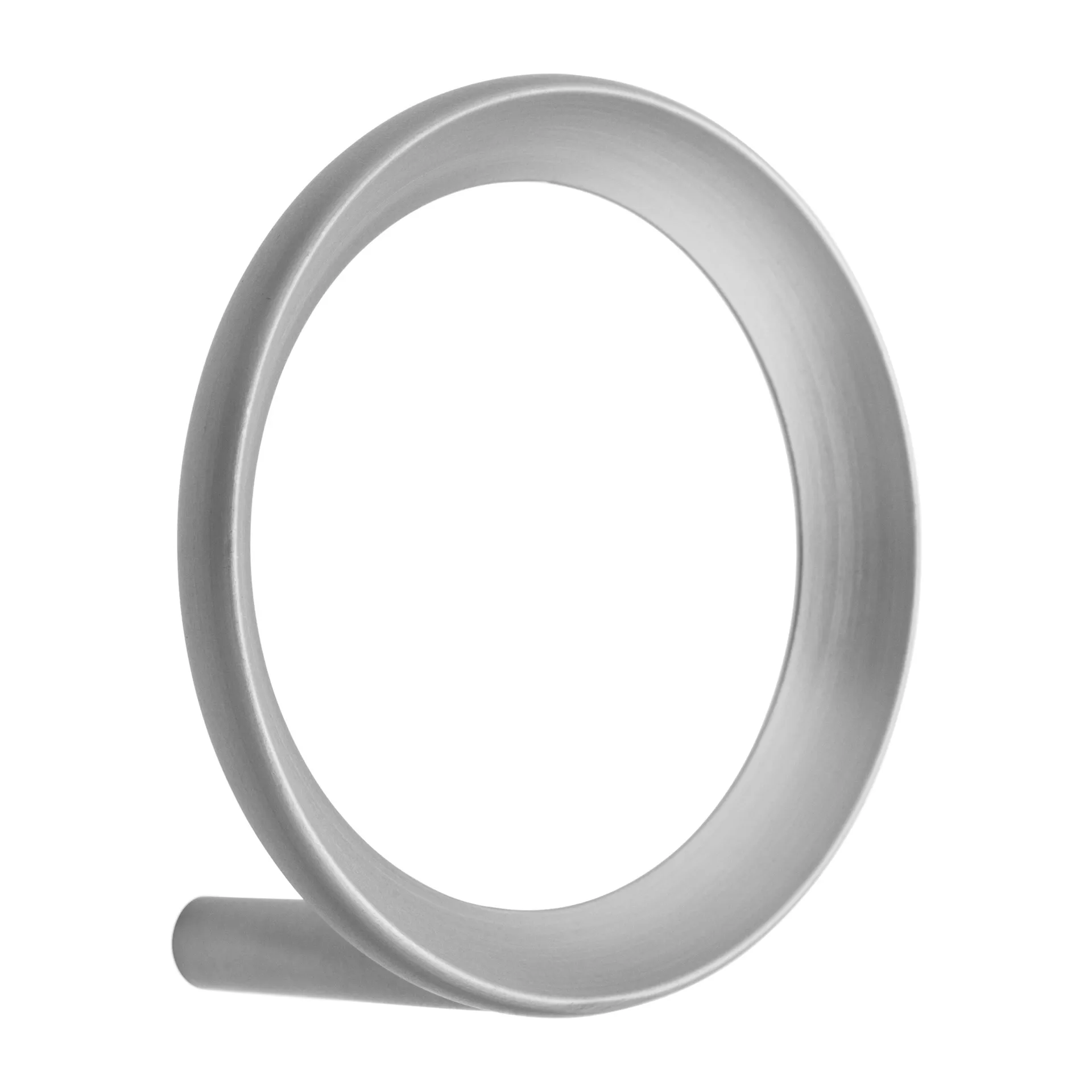 Gancio Loop medio Ø7,8 cm, Brushed Zinc Normann Copenhagen