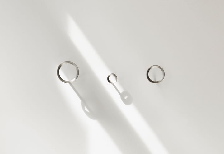 Gancio Loop small Ø4.4 cm, Brushed Zinc Normann Copenhagen