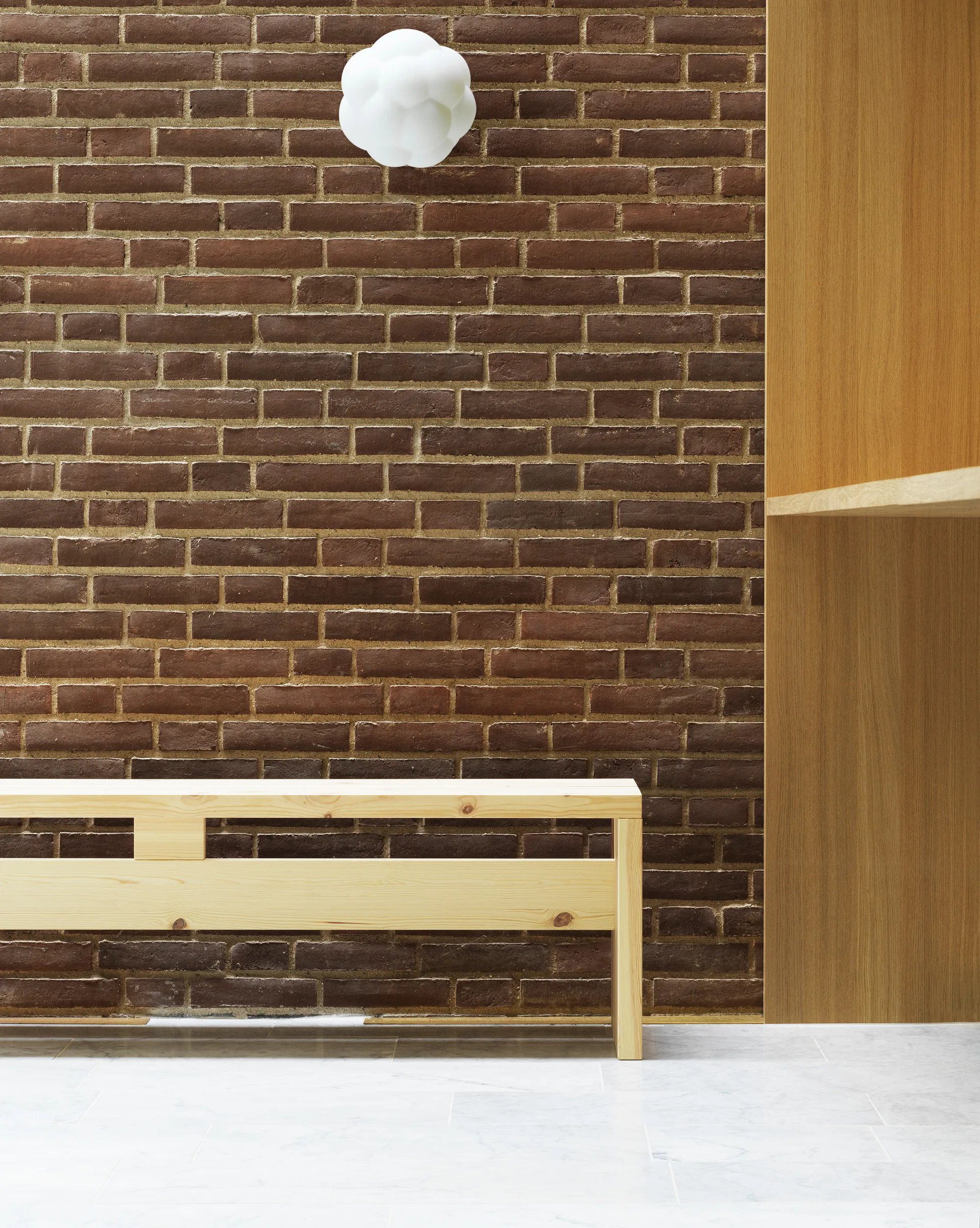 Lampada a sospensione/da parete Bubba Ø25 cm, Bianco Normann Copenhagen