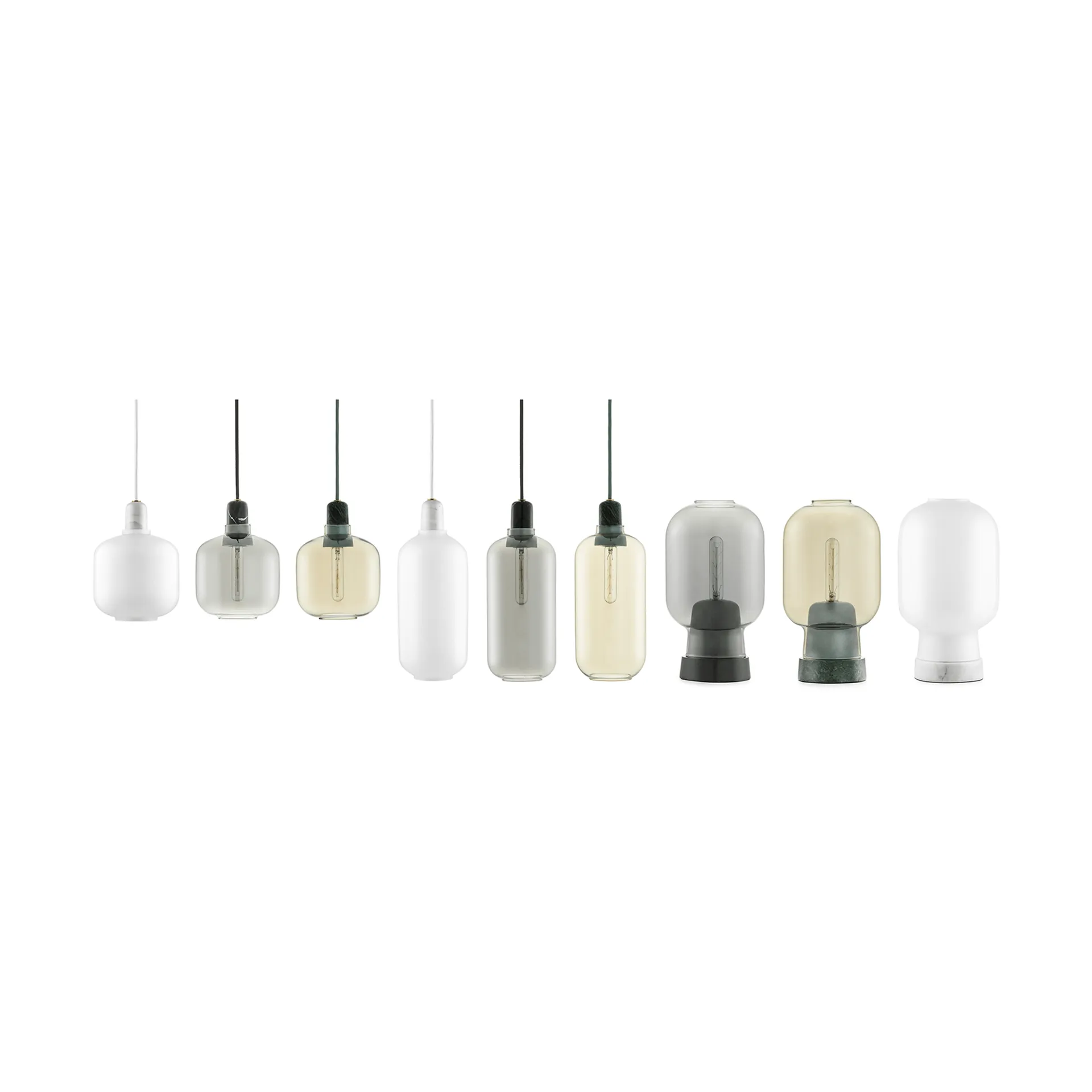 Lampada Amp grande, bianco Normann Copenhagen