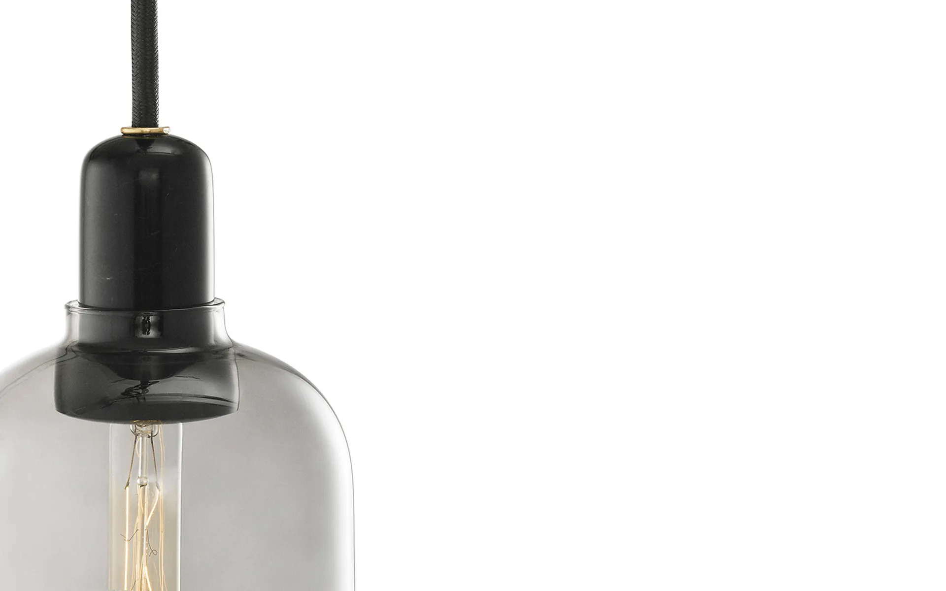 Lampada Amp grande, grigio-nero Normann Copenhagen