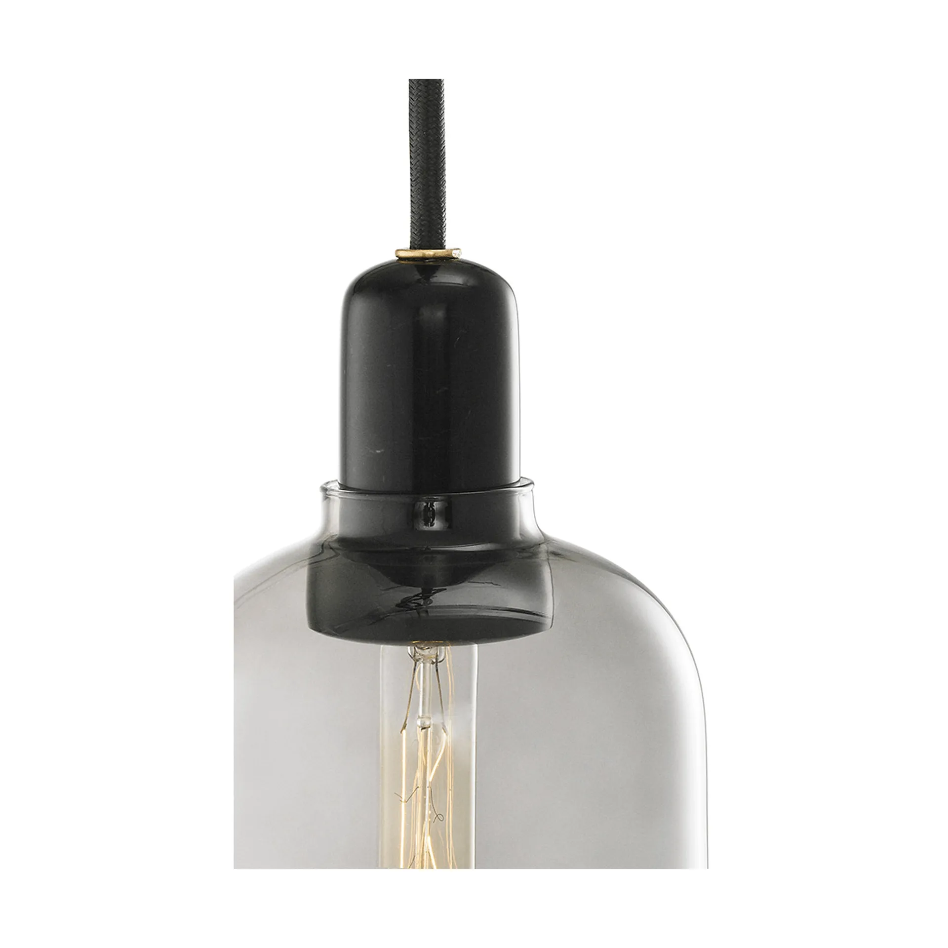Lampada Amp piccola, grigio-nero Normann Copenhagen