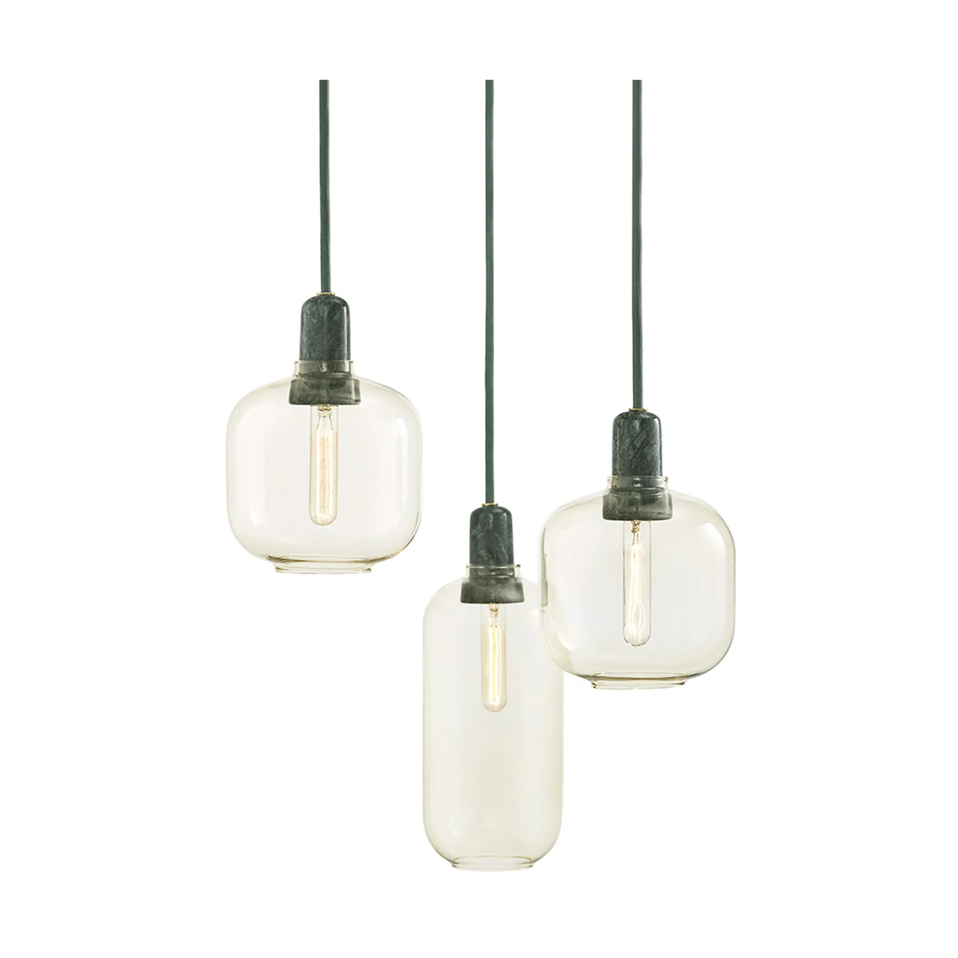 Lampada Amp piccola, oro-verde Normann Copenhagen