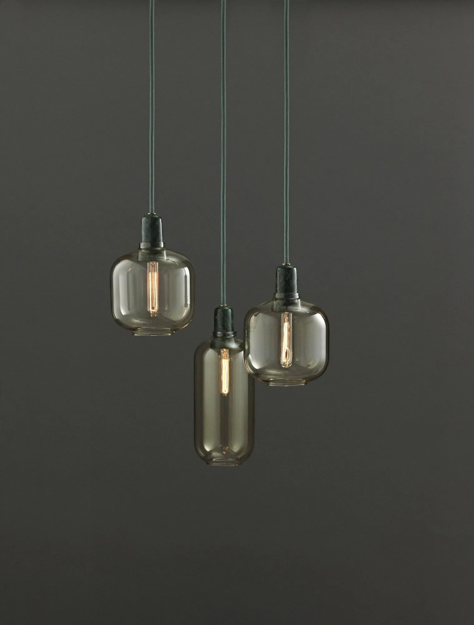 Lampada Amp piccola, oro-verde Normann Copenhagen