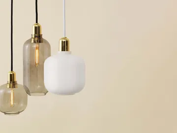 Lampada Amp piccola - Smoke-ottone - Normann Copenhagen