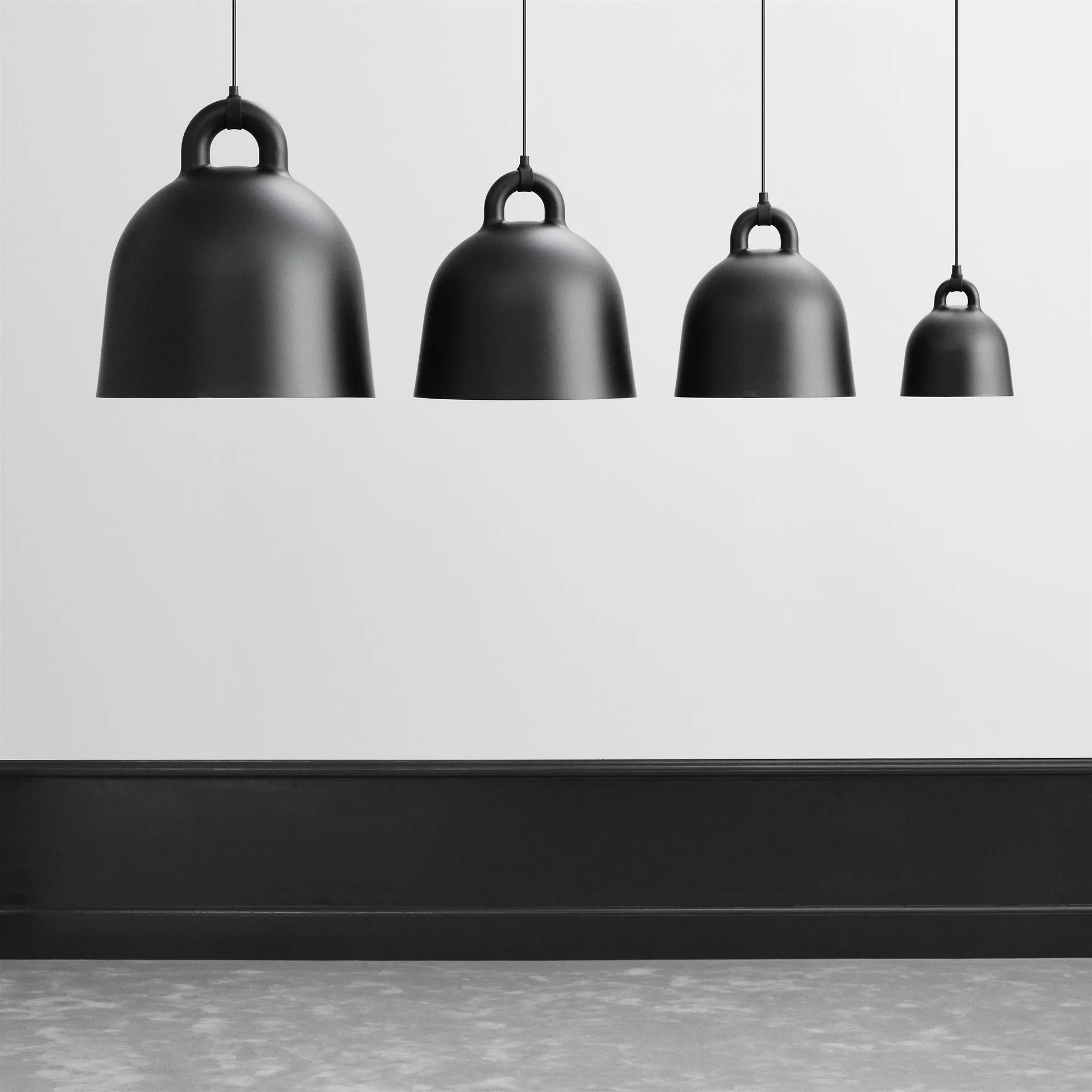 Lampada Bell nera, Medio Normann Copenhagen