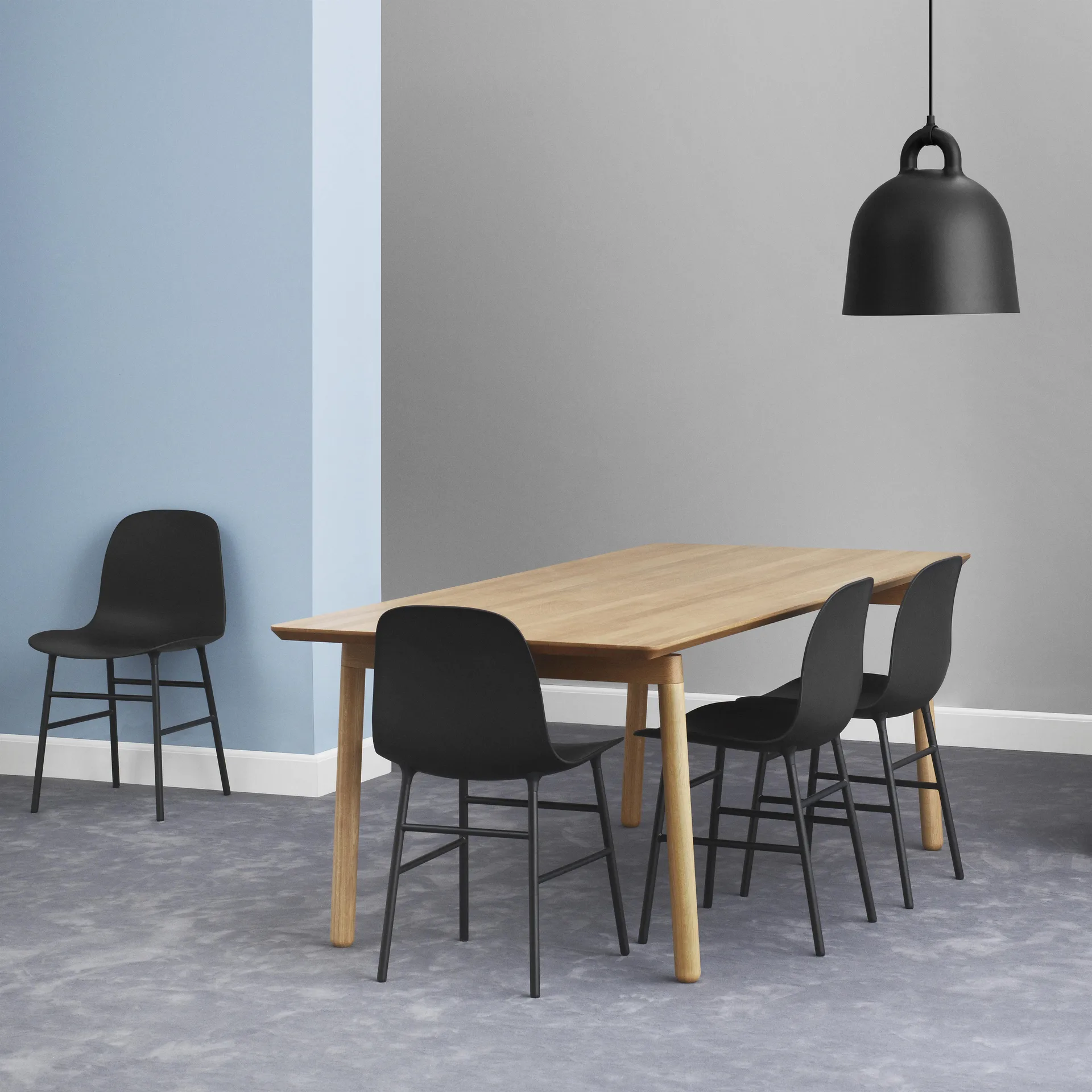 Lampada Bell nera, Medio Normann Copenhagen