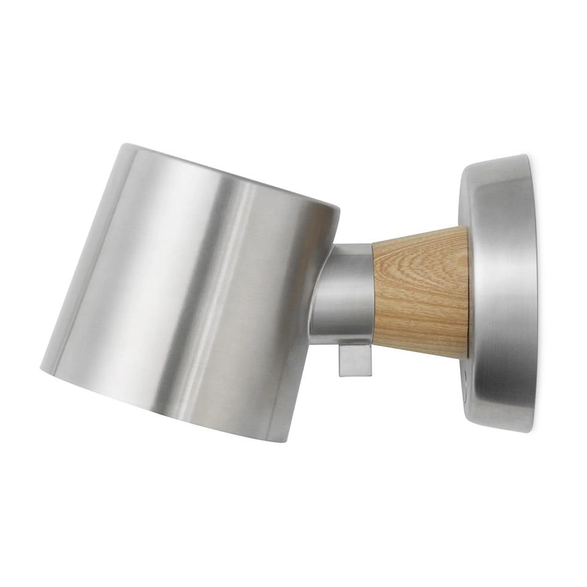 Lampada da parete Rise fast installation (installazione fissa), Acciaio inossidabile Normann Copenhagen