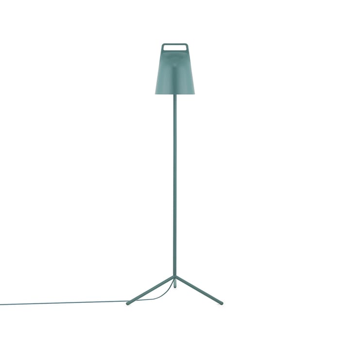 Lampada da pavimento Stage - Petrol green, acciaio verniciato a polvere - Normann Copenhagen