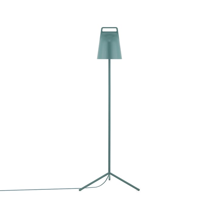 Lampada da pavimento Stage - Petrol green, acciaio verniciato a polvere - Normann Copenhagen