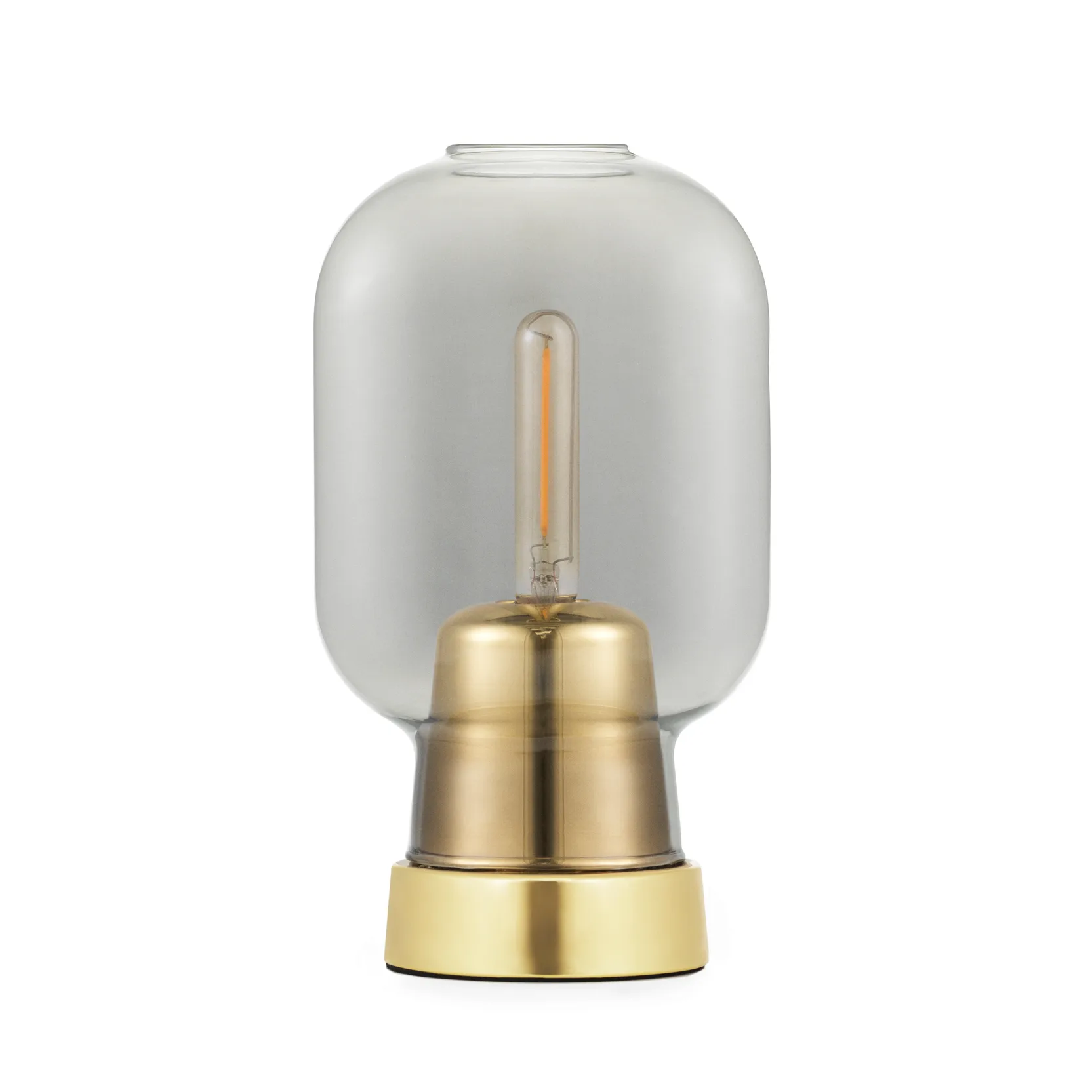 Lampada da tavolo Amp, grigio-ottone Normann Copenhagen