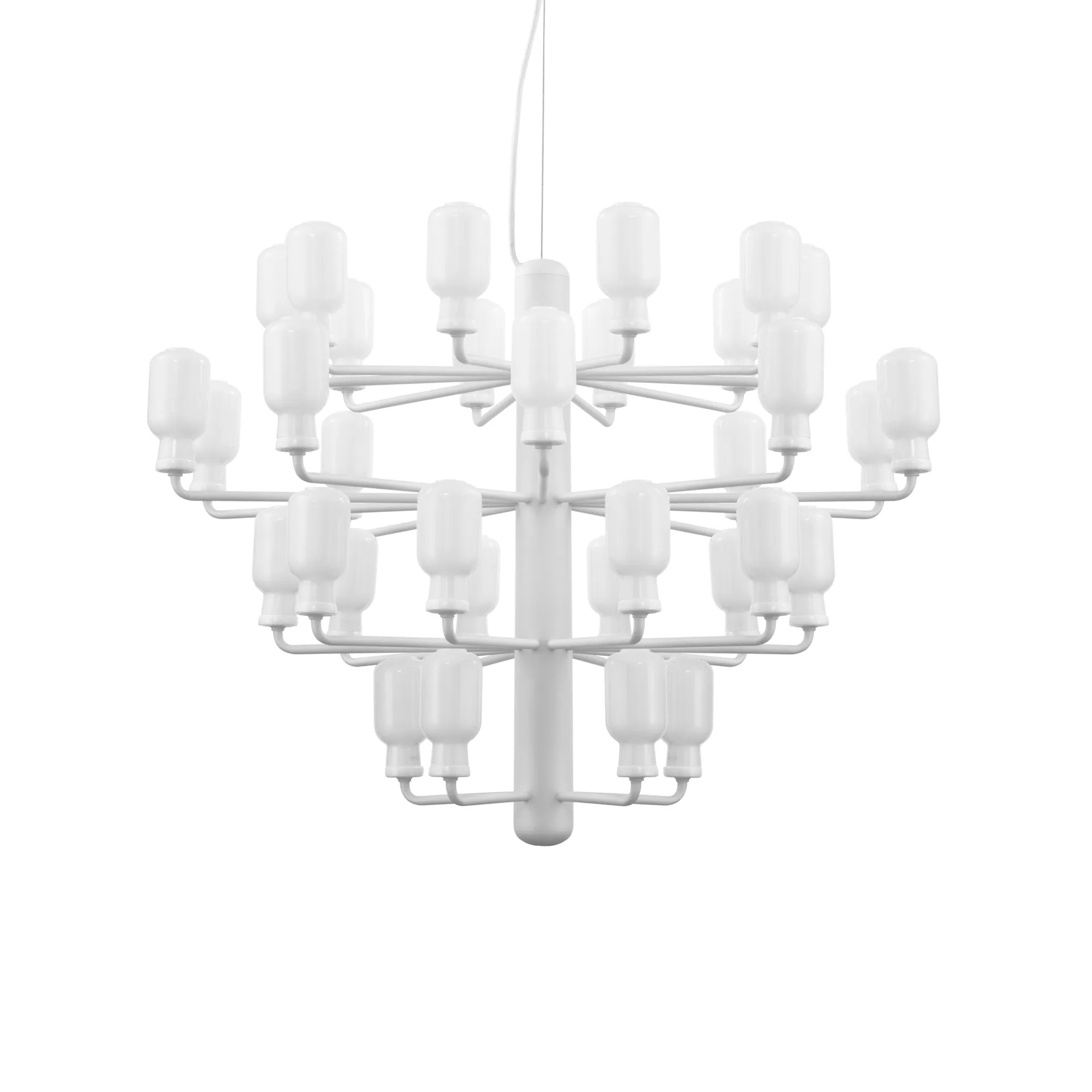 Lampadario Amp, bianco, grande Normann Copenhagen