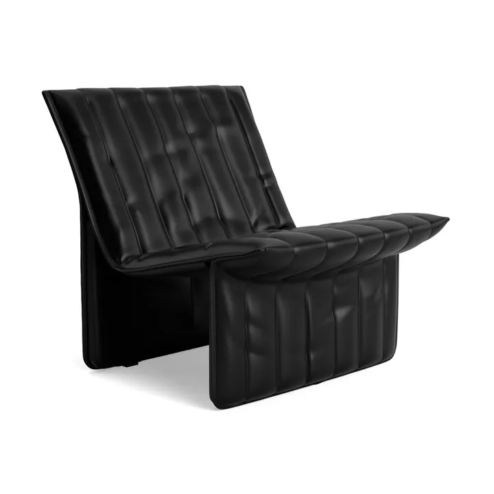 Limit poltrona lounge - Ultra in pelle 41599 nero - Normann Copenhagen