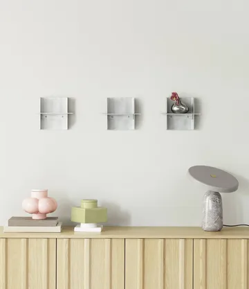Mensola Alu Shelf 25 cm - Alluminio - Normann Copenhagen