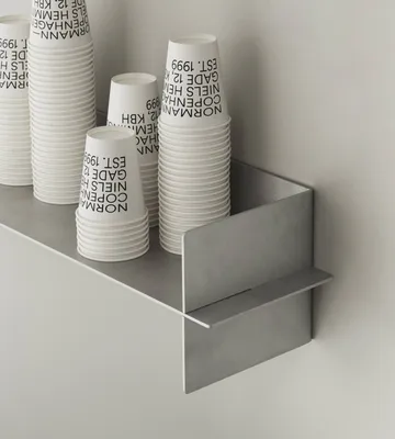 Mensola Alu Shelf 60 cm - Alluminio - Normann Copenhagen