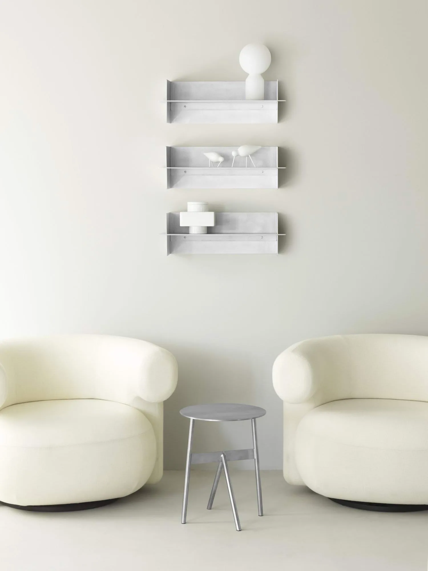 Mensola Alu Shelf 60 cm, Alluminio Normann Copenhagen